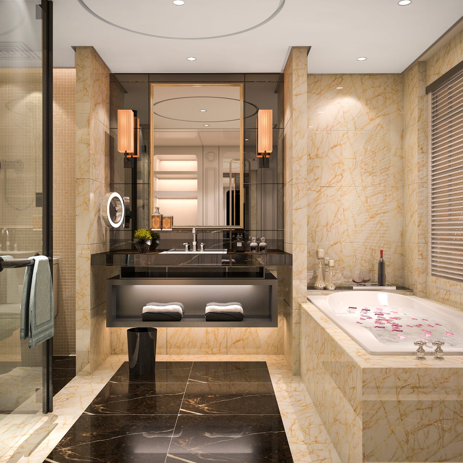 Representative finished bathroom inspiration