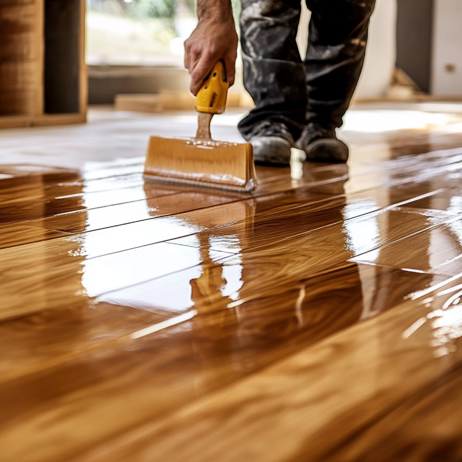 Flooring within remodeling in a residential interior