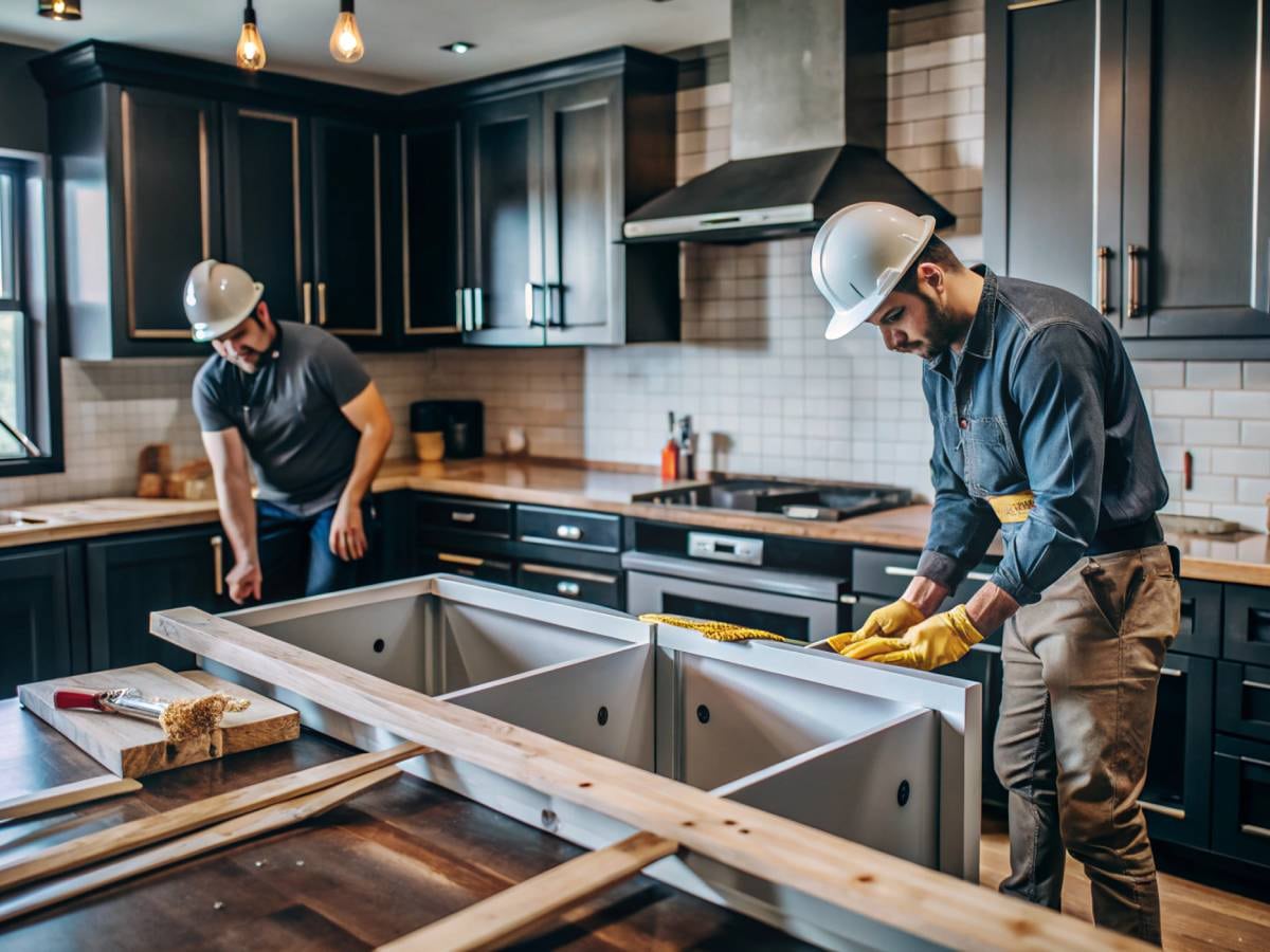 Residential kitchen representing a complete remodeling direction