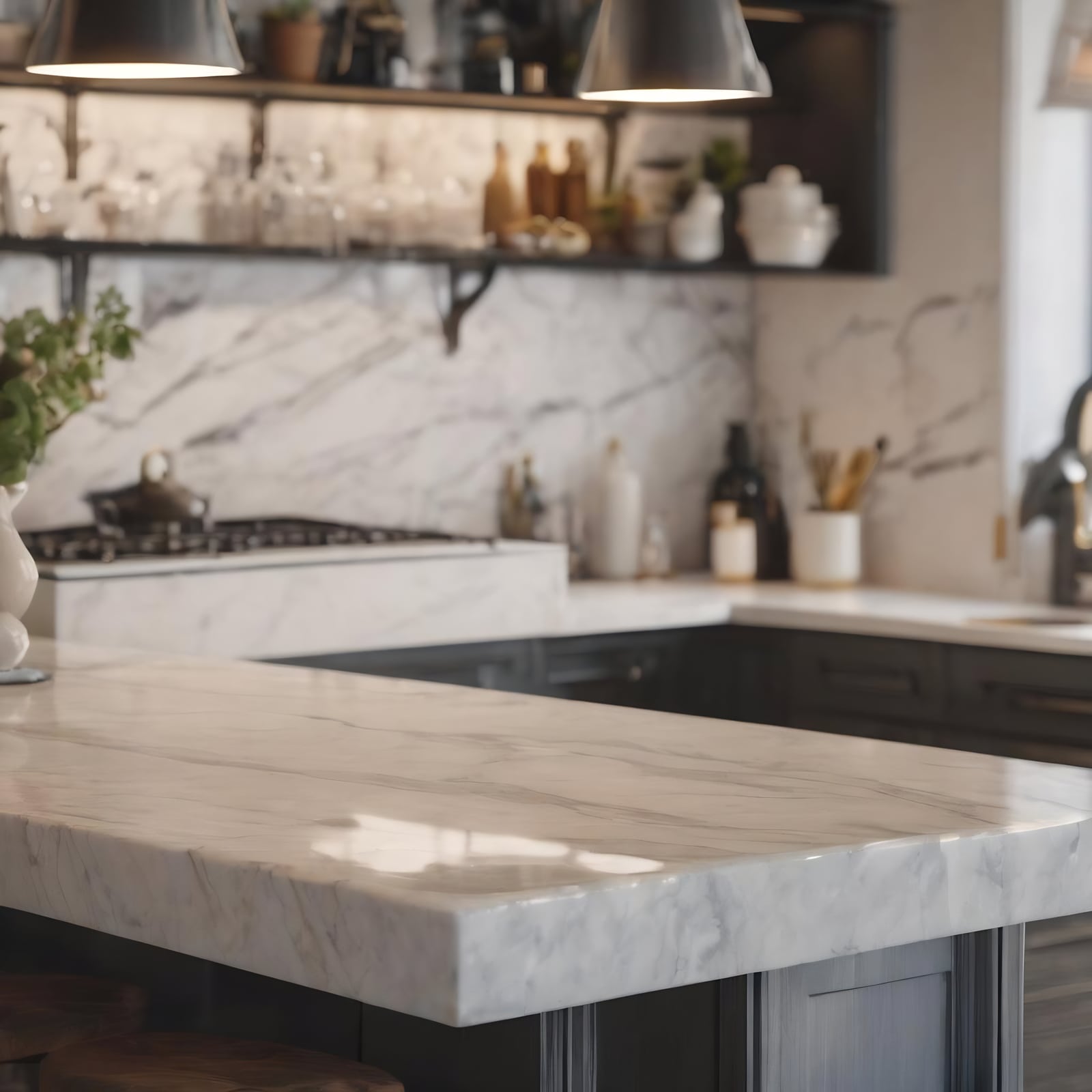 Countertops & backsplashes inspiration for a residential kitchen