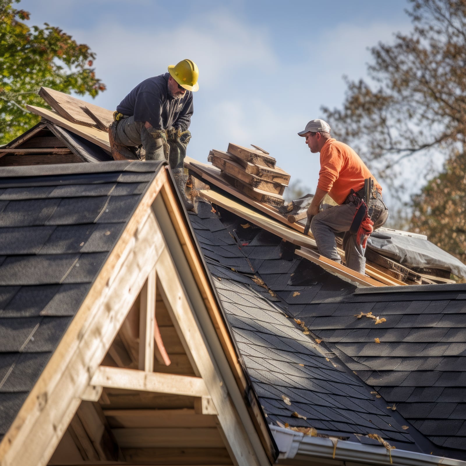 Residential roof representing practical roofing needs