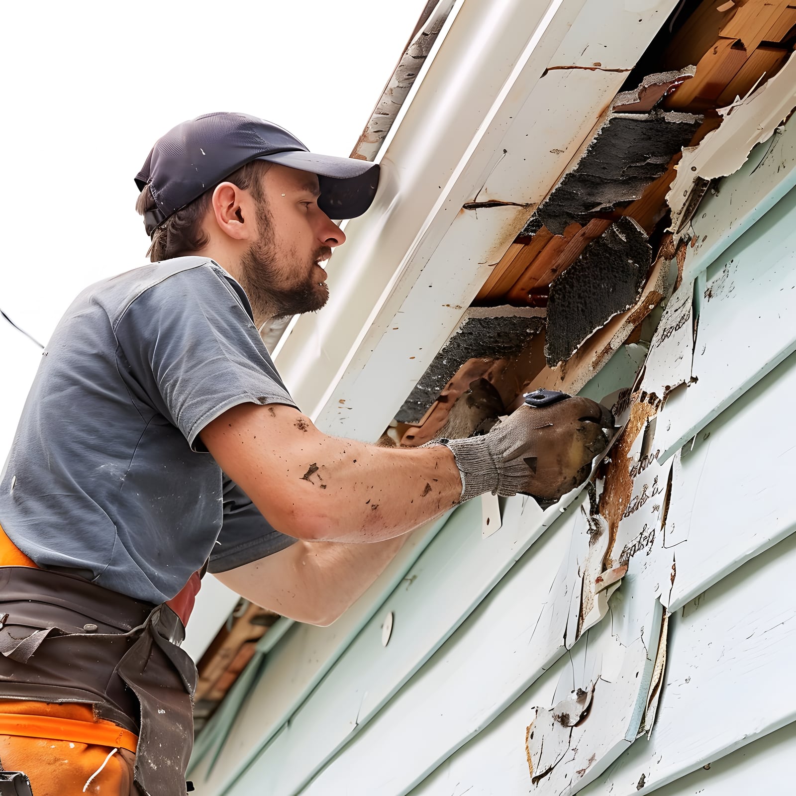 Weather-related roof damage in a residential roofing context